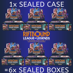 1x Riftbound TCG Sealed Case of 6x Riftbound TCG Booster Boxes Preorder - Awesome Deals Deluxe