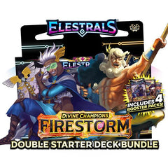 Elestrals - Firestorm Hermes vs. Zeus Double Starter Deck Bundle - Awesome Deals Deluxe