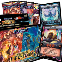 Elestrals - Firestorm Hestia vs. Poseidon Double Starter Deck Bundle - Awesome Deals Deluxe