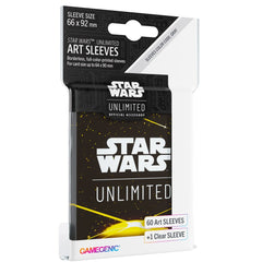 Gamegenic Star Wars: Unlimited Art Sleeves - Card Back Yellow - Awesome Deals Deluxe