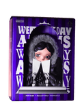 Pop Mart SkullPanda x Wednesday Addams Plush (Nevermore Academy Uniform Version)