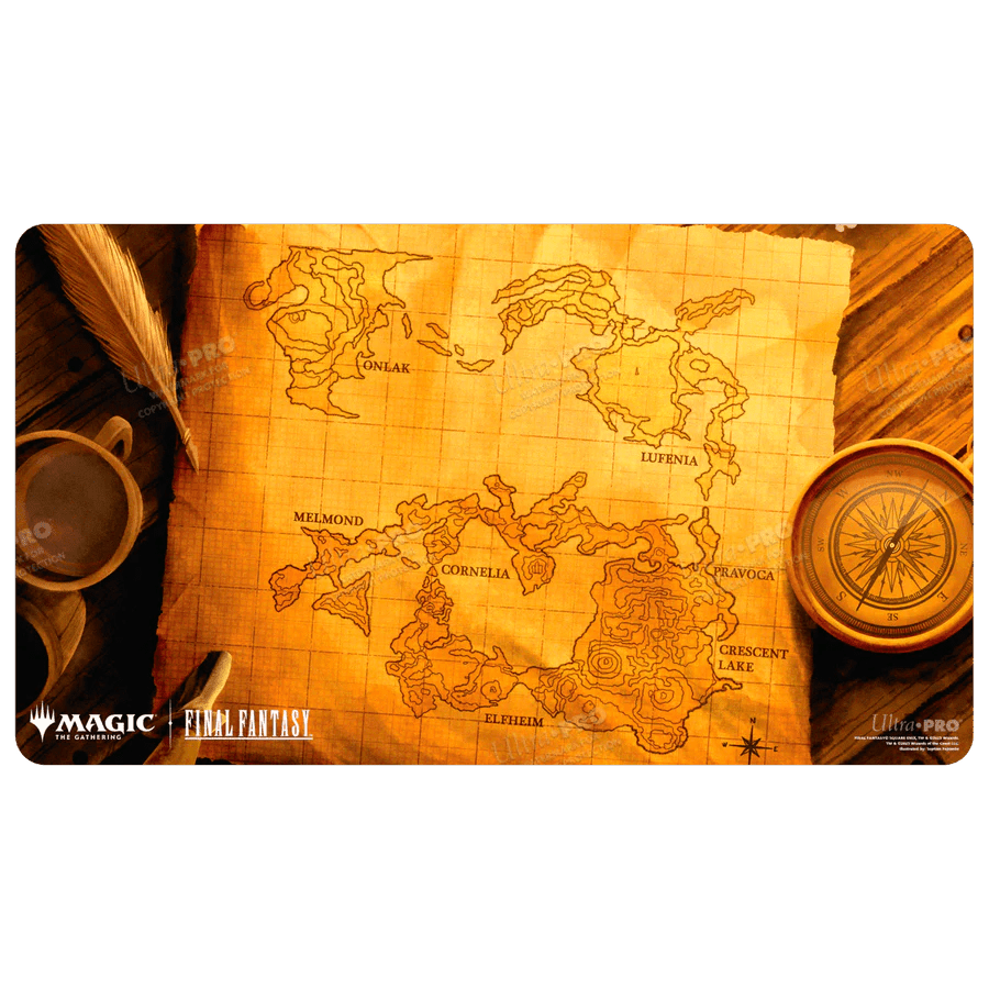 Ultra Pro Playmat - Magic the Gathering Final Fantasy - World Map Playmat - Awesome Deals Deluxe