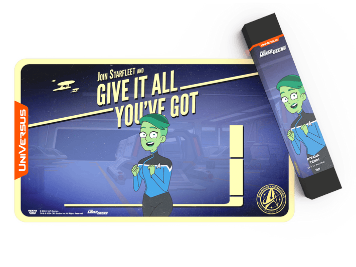 UniVersus CCG: Star Trek Lower Decks - D'Vana Tendi Playmat - Awesome Deals Deluxe