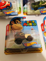 2017 HOT WHEELS MARIO, LUIGI, PEACH, TOAD & DONKEY KONG LOT OF 5 DIECAST CARS - Awesome Deals Deluxe
