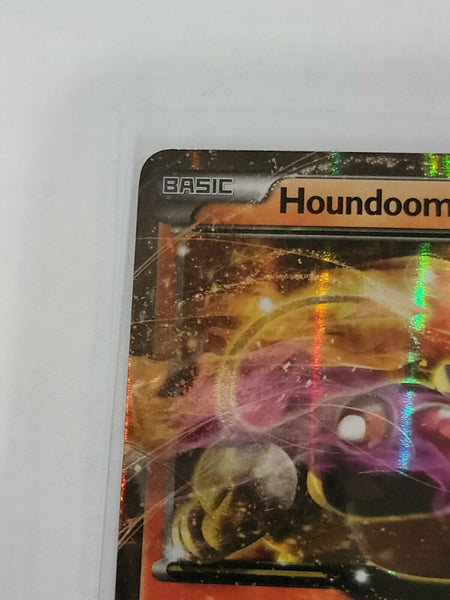 gold houndoom pokemon card Houndoom EX 21/162 Ultra Rare Pokemon TCG Card BREAKthrough VG-NM