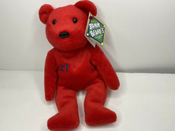 Salvino's Bamm Beano's Sammy Sosa #21 Bean Bag Plush Bear 8" Aug 1998 - Awesome Deals Deluxe