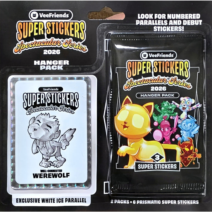 Super Stickers Spectacular Series 2026 - Hanger Pack (Well-Connected WEREWOLF)