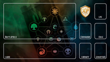 1 - Player or 2 - Player MAGIC THE GATHERING Custom MythPrint Prestige Playmats by METAMATS - Awesome Deals Deluxe