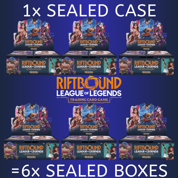 1x Riftbound TCG Sealed Case of 6x Riftbound TCG Booster Boxes Preorder - Awesome Deals Deluxe