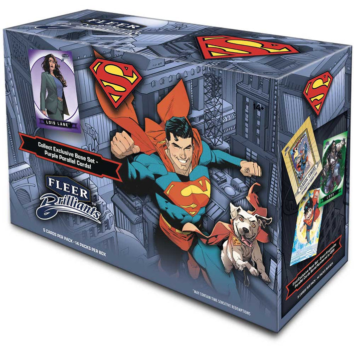 2025 Upper Deck Fleer Brilliants Superman Retail Mega Box - Awesome Deals Deluxe