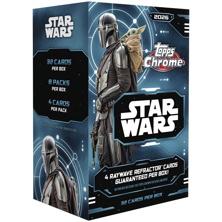 2026 Topps Chrome Star Wars Trading Cards Value Box