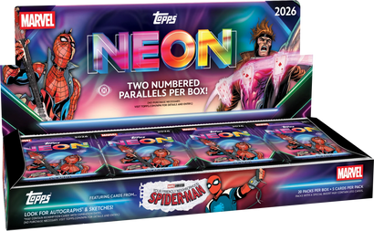 2026 TOPPS Neon Marvel Hobby Box - Awesome Deals Deluxe