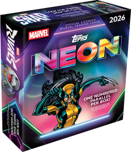 2026 TOPPS Neon Marvel Mega Box - Awesome Deals Deluxe