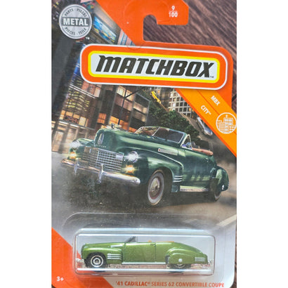 '41 Cadillac Series 62 Convertible Coupe (9 - 100) - Matchbox - Awesome Deals Deluxe