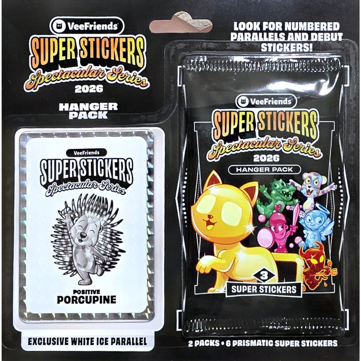 Super Stickers Spectacular Series 2026 - Hanger Pack (Positive PORCUPINE)