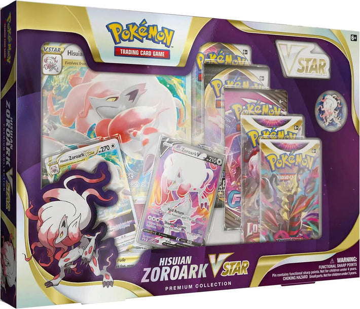 Pokemon TCG - Hisuian Zoroark VSTAR Premium Collection (International Version) - SWSH11: Lost Origin (SWSH11)