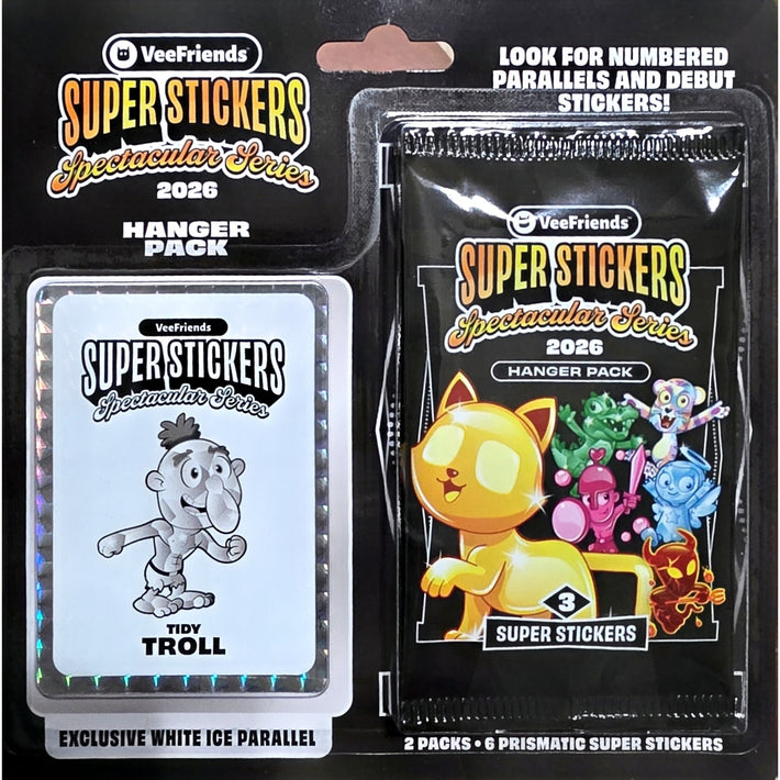 Super Stickers Spectacular Series 2026 - Hanger Pack (Tidy TROLL)