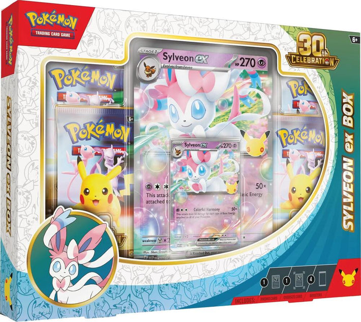 Pokemon 30th Celebration Sylveon ex Box - ME: 30th Celebration (30C)