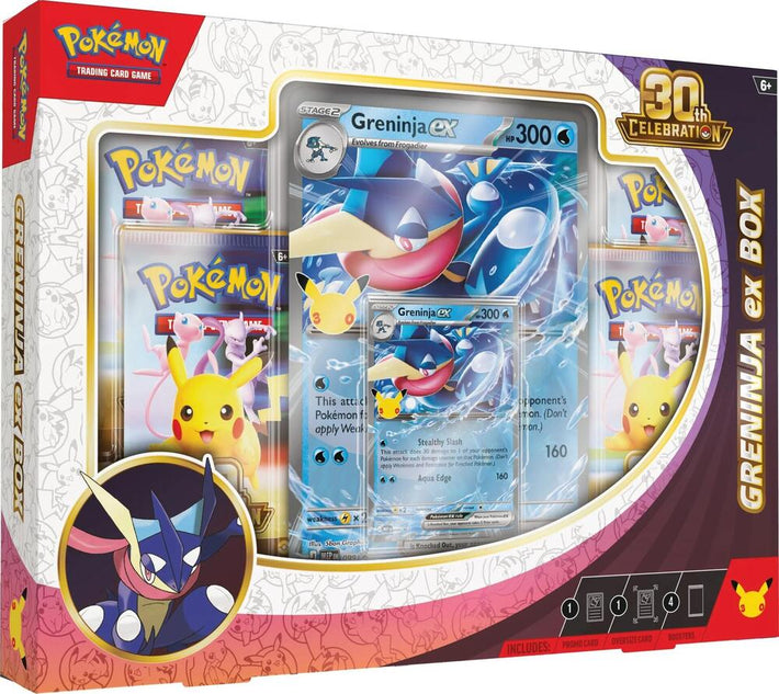 Pokemon 30th Celebration Greninja ex Box - ME: 30th Celebration