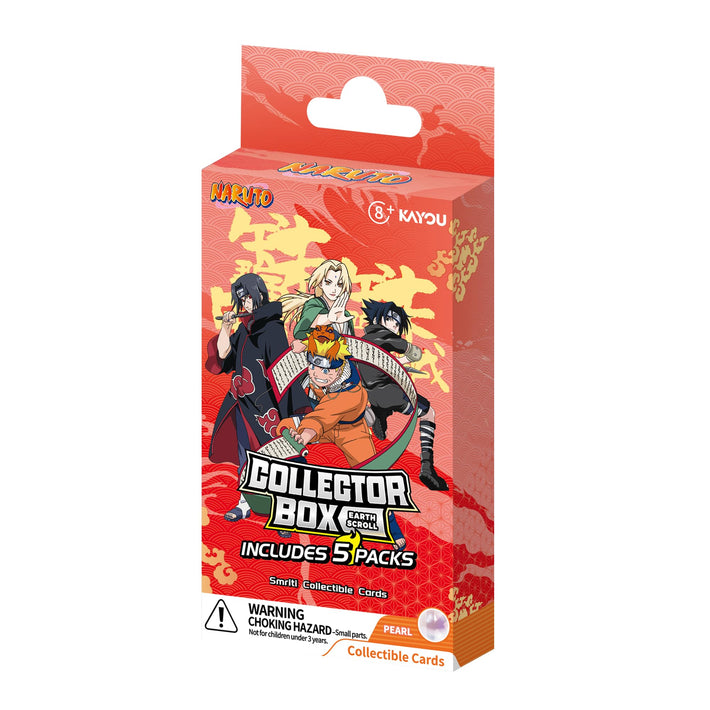 Kayou - Naruto Smriti Collectible Cards: Earth Scroll Collector Box 001 - 5-Packs