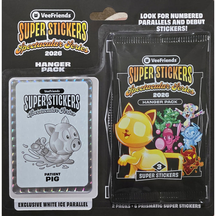 Super Stickers Spectacular Series 2026 - Hanger Pack (Patient PIG)