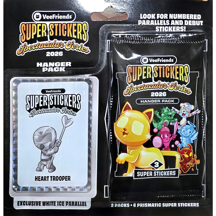 Super Stickers Spectacular Series 2026 - Hanger Pack (HEART TROOPER)