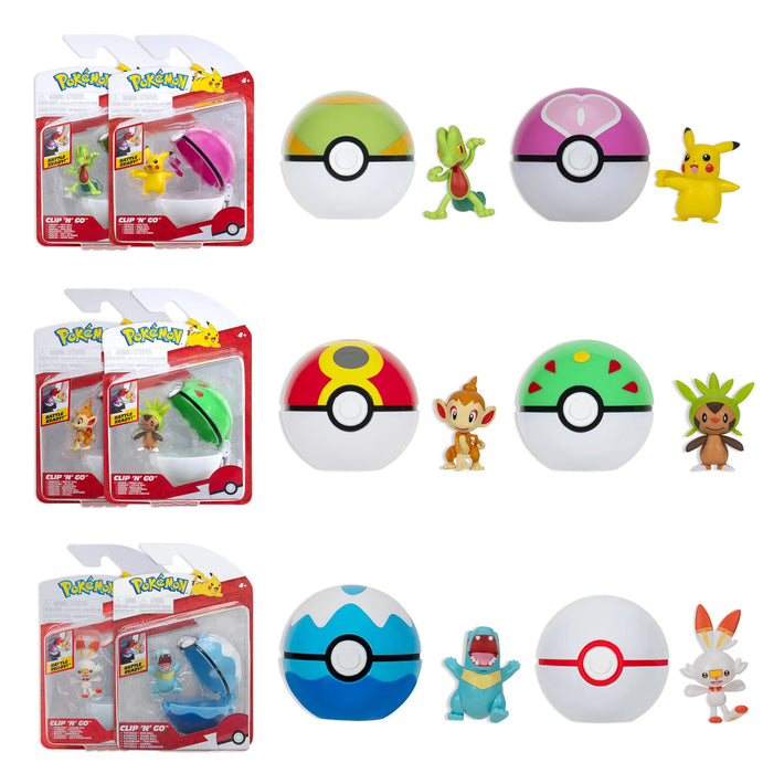 Pokemon - Pokéball Clip 'N' Go Battle Figure