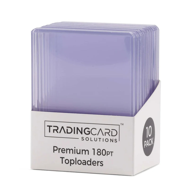 Trading Card Solutions - 3" x 4" Premium Toploaders 180pt (10 Pack)