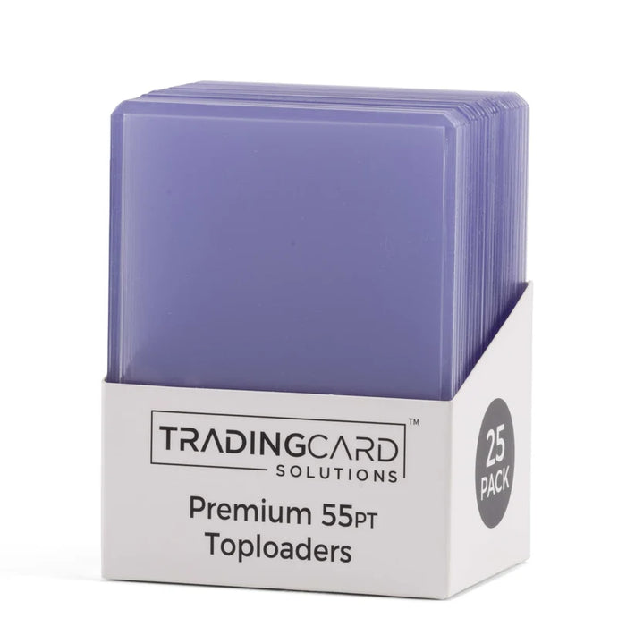 Trading card Solutions - 3" x 4" Premium Toploaders 55pt (25 Pack)