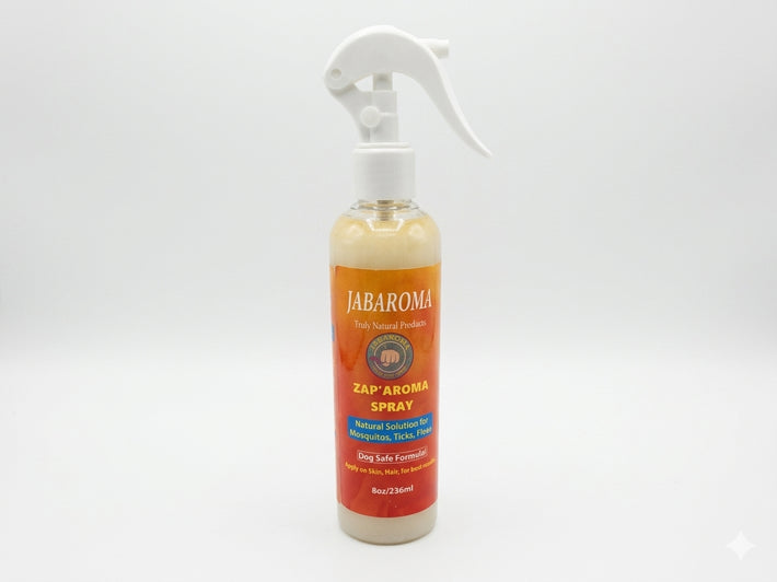 Jaboroma - ZAP'Aroma Spray Mosquitos, Fleas, Ticks | Safe for Dogs