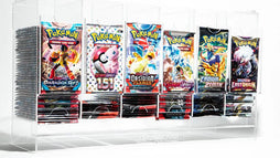 Acrylic 6 Row Booster Pack Dispenser by Trading Card Solutions - Awesome Deals Deluxe