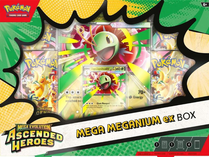 Ascended Heroes Mega Meganium ex Box - ME: Ascended Heroes (ASC) - Awesome Deals Deluxe