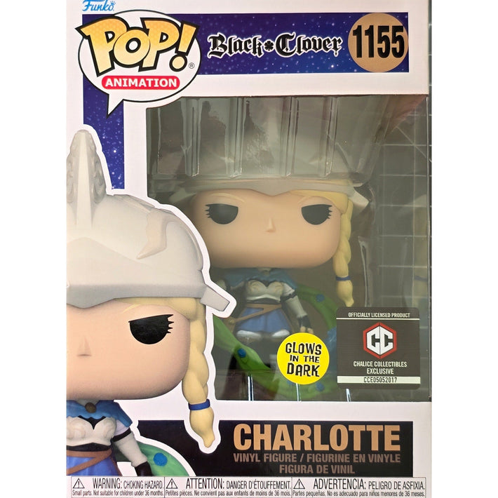 Black Clover - Charlotte (1155) Glows in the Dark - Funko Pop! - Awesome Deals Deluxe