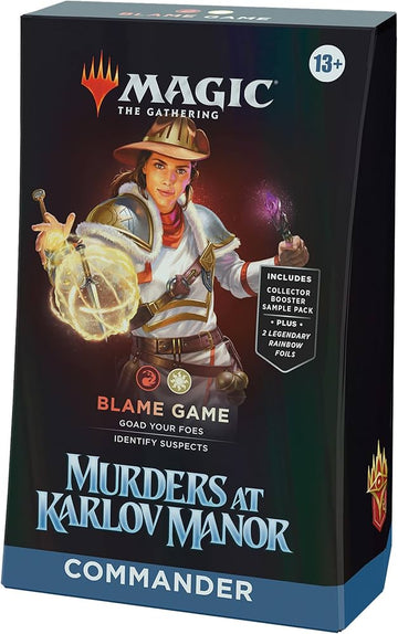 Blame Game Deck - Magic The Gathering Murders at Karlov Manor Commander Set - Awesome Deals Deluxe