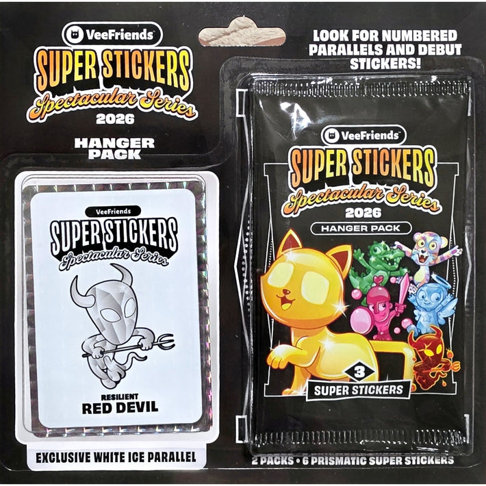 Super Stickers Spectacular Series 2026 - Hanger Pack (Resilient RED DEVIL)