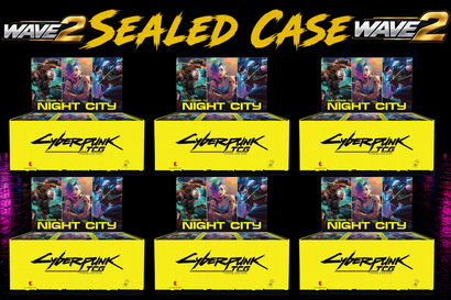 (Wave 2 Pre-Order) CYBERPUNK TCG - Welcome to Night City Booster Box Case