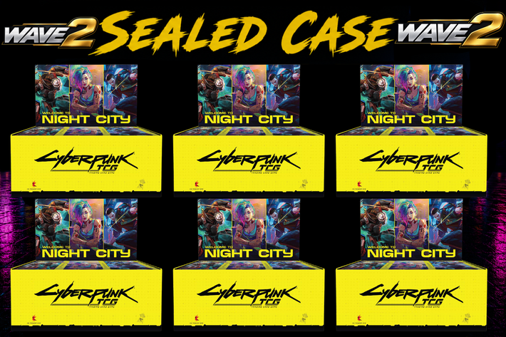 (Wave 2 Pre-Order) CYBERPUNK TCG - Welcome to Night City Booster Box Case