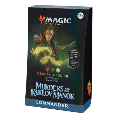 Deadly Disguise Deck - Magic The Gathering Murders at Karlov Manor Commander Set - Awesome Deals Deluxe