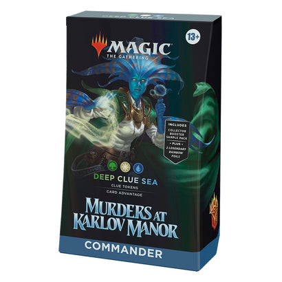 Deep Clue Sea Deck - Magic The Gathering Murders at Karlov Manor Commander Set - Awesome Deals Deluxe