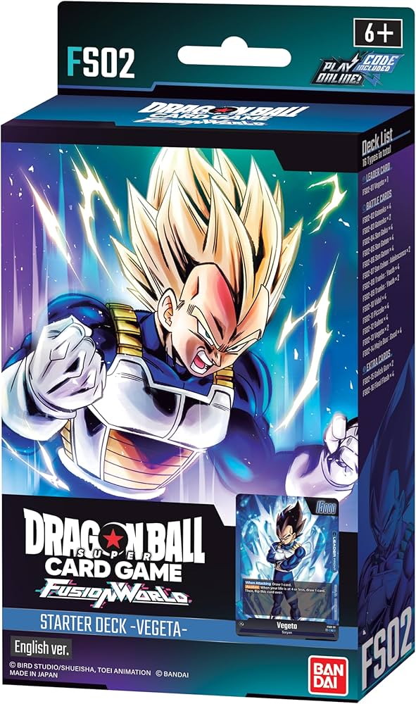 Dragon Ball Super Card Game: Fusion World Vegeta Starter Deck (FS02) Dragon Ball Super Card Game: Fusion World Vegeta Starter Deck (FS02)