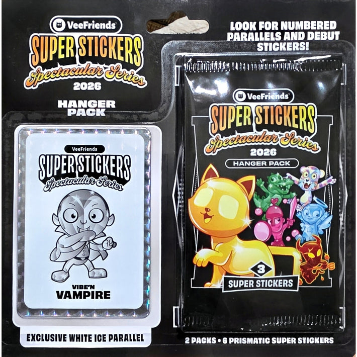 Super Stickers Spectacular Series 2026 - Hanger Pack (Vibe'n VAMPIRE)