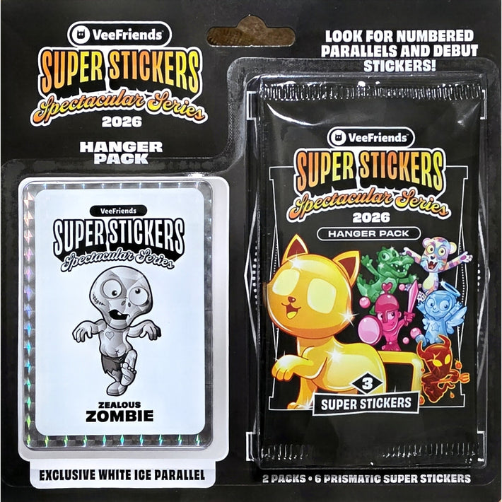 Super Stickers Spectacular Series 2026 - Hanger Pack (Zealous ZOMBIE)