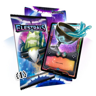 Elestrals - Base Set Blister Pack with Stellar Nectar of the Gods - 1st Edition - Awesome Deals Deluxe