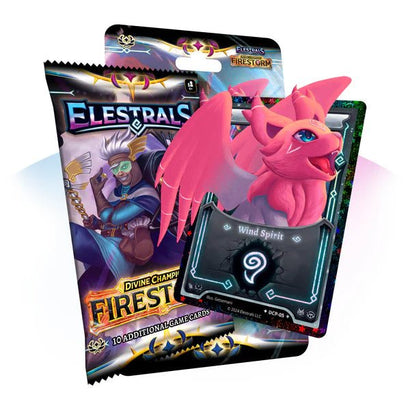 Elestrals - Firestorm Blister Pack with Reverse Stellar Lycarus - Awesome Deals Deluxe