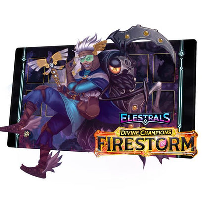 Elestrals - Firestorm Carryoff Champion of Hermes Playmat - Awesome Deals Deluxe