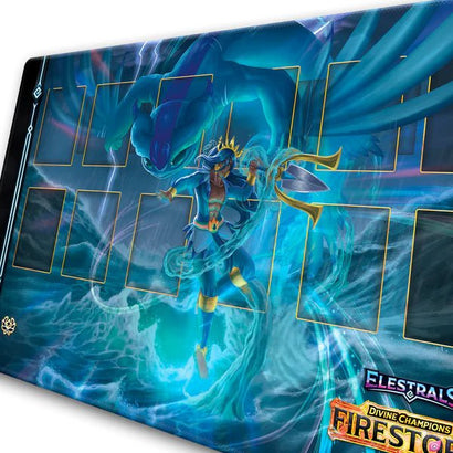 Elestrals - Firestorm Majesea Champion of Poseidon Playmat - Awesome Deals Deluxe