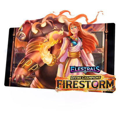 Elestrals - Firestorm Majursa Champion of Hestia Playmat - Awesome Deals Deluxe
