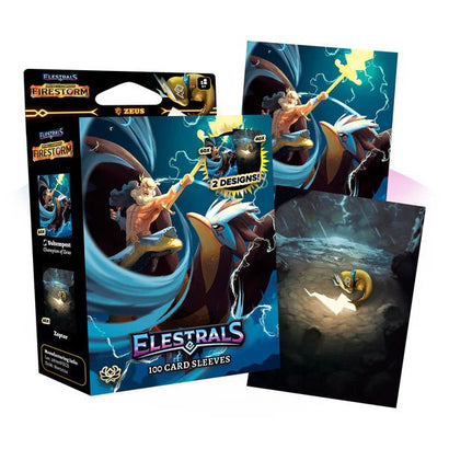 Elestrals - Firestorm Voltempest Champion of Zeus Card Sleeves - Awesome Deals Deluxe