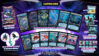 Elestrals - Shattered Stars Capricorn Water Bundle (3 Packs) - Awesome Deals Deluxe
