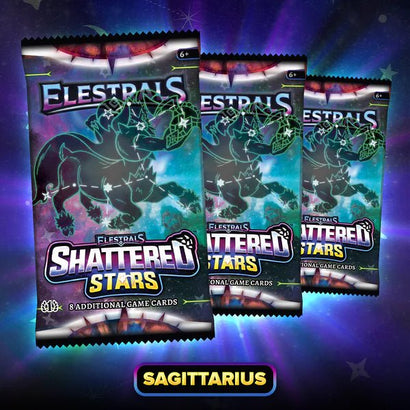 Elestrals - Shattered Stars Sagittarius Earth Bundle (3 Packs) - Awesome Deals Deluxe